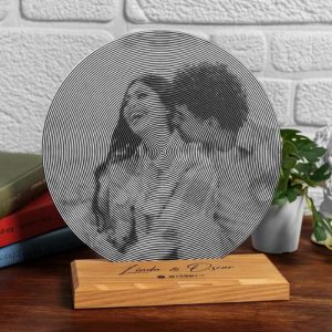 UnusualStandout #162 Personalized Custom Spiral Photo Plaque