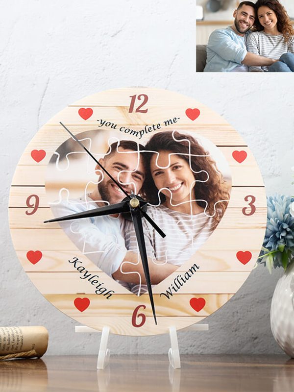 UnusualStandout #165 Custom Love Puzzle Clock