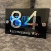 UnusualStandout #169 Personalized Acrylic House 3D House Number Sign