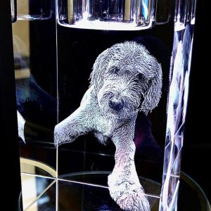 UnusualStandout #174 3D Photo Crystal Candle Holder