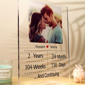 UnusualStandout #179 Custom Acrylic Photo Plaque with Stand