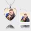 UnusualStandout #18 Personalized Color Photo Heart Necklace