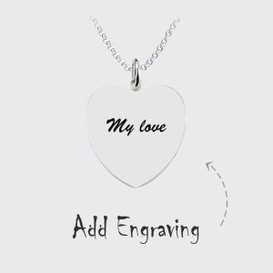 UnusualStandout #18 Personalized Color Photo Heart Necklace