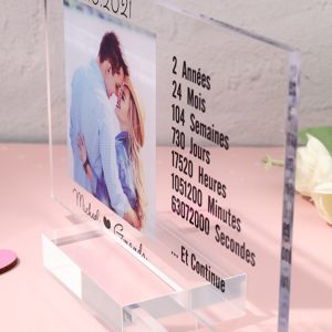 UnusualStandout #180 Custom Couple Memorial Date Photo Frame