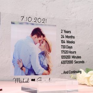 UnusualStandout #180 Custom Couple Memorial Date Photo Frame