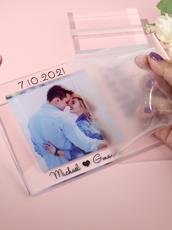 UnusualStandout #180 Custom Couple Memorial Date Photo Frame