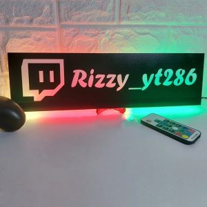 UnusualStandout #182 Personalized Playroom Gamertag Light Sign