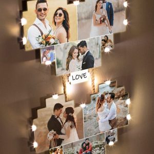 UnusualStandout #184 Personalized Love Photo Light Ornament