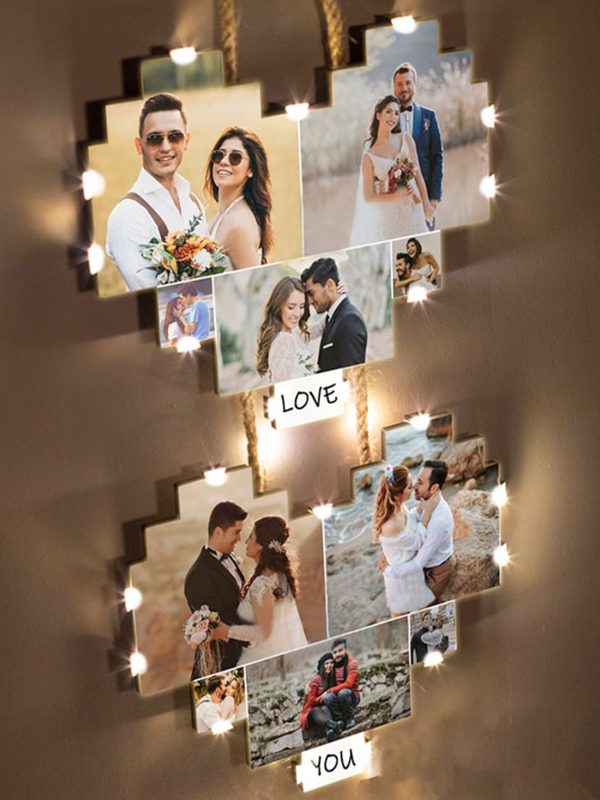 UnusualStandout #184 Personalized Love Photo Light Ornament