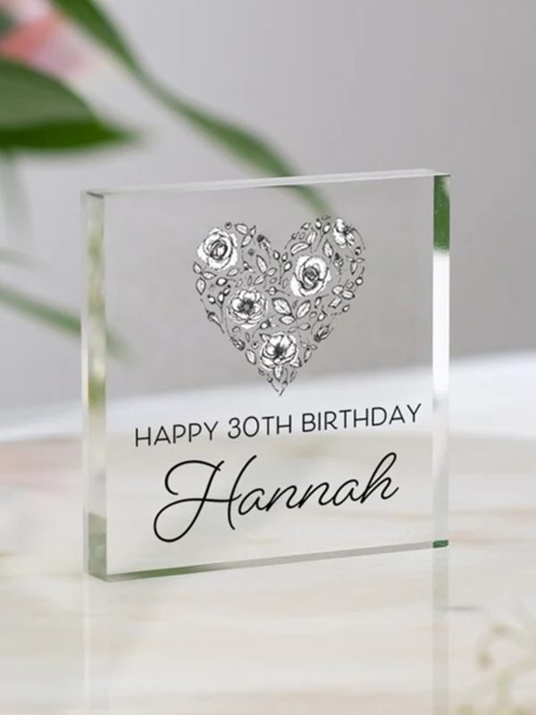 UnusualStandout #187 Personalised 30th Birthday Gift,Gift for Her/Daughter/Sister