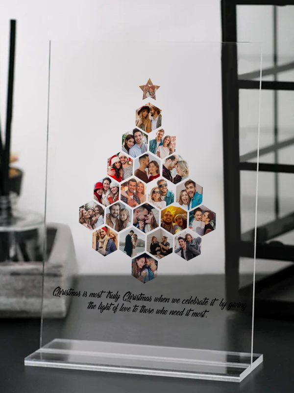 UnusualStandout #200 Personalised Christmas Tree Photo Gift Christmas Gift