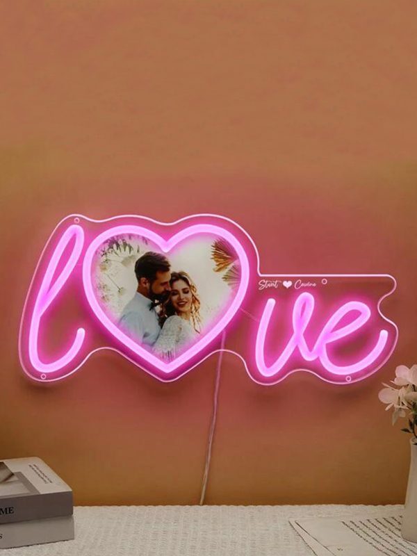 UnusualStandout #206 Personalized Love Couple Commemorative Lamp