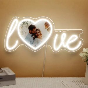 UnusualStandout #206 Personalized Love Couple Commemorative Lamp