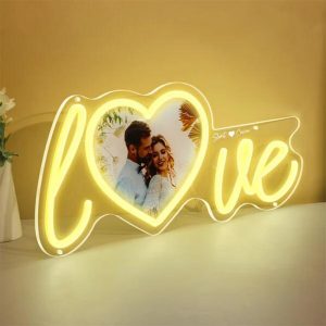 UnusualStandout #206 Personalized Love Couple Commemorative Lamp