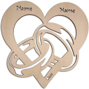 UnusualStandout #209 Personalized Love Ring Name Light