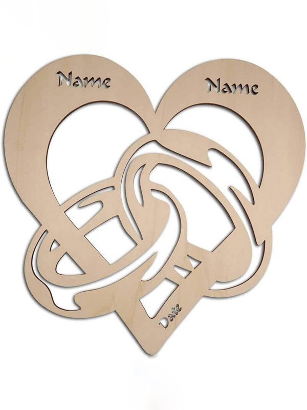 UnusualStandout #209 Personalized Love Ring Name Light