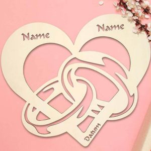 UnusualStandout #209 Personalized Love Ring Name Light