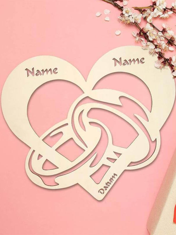 UnusualStandout #209 Personalized Love Ring Name Light