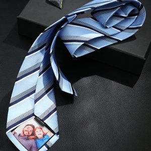 UnusualStandout #215 Personalized Photo Tie - Father's Day Gift