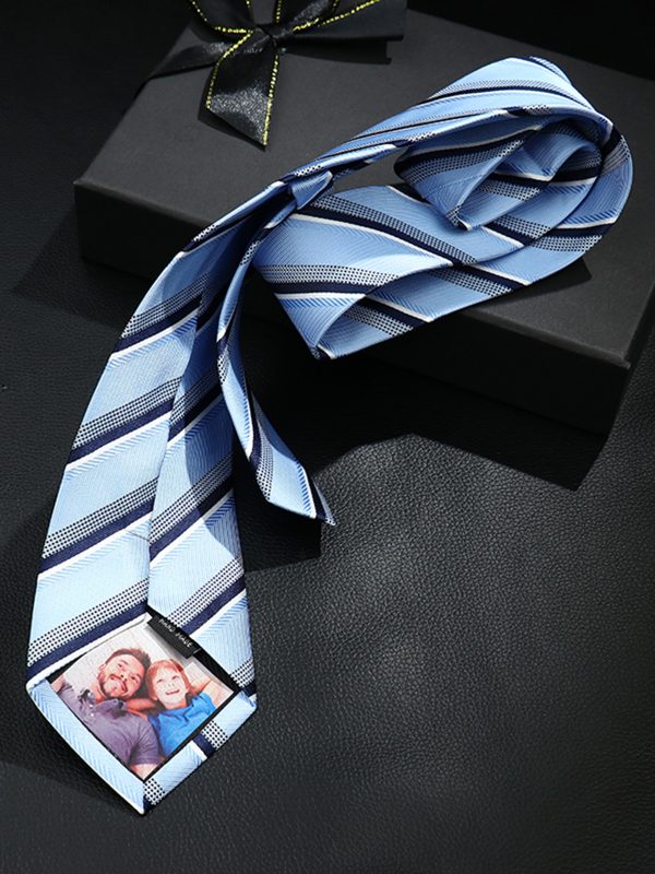 UnusualStandout #215 Personalized Photo Tie - Father's Day Gift