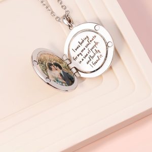 UnusualStandout #218 Personalized Fashion Versatile Pendant Photo Box Necklace