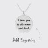 UnusualStandout #22 Personalized Color Photo Round Necklace