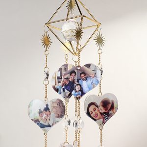 UnusualStandout #229 Custom Heart Photo Sun Catcher Home Decor