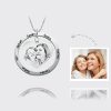 UnusualStandout #24 Personalized Photo Mothers Heart Necklace