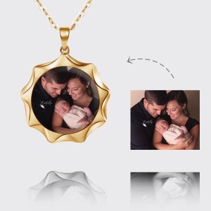 UnusualStandout #25 Personalized Photo Necklace Of Sunshine