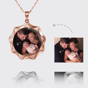 UnusualStandout #25 Personalized Photo Necklace Of Sunshine