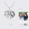 UnusualStandout #3 Personalized Photo Heart Necklace