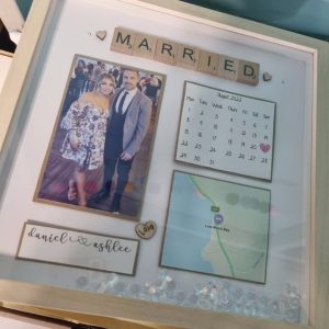 UnusualStandout #33 Personalised Anniversary Gift Photo Frame with Location