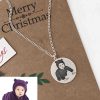 UnusualStandout #34 Personalized Photo Necklace With Crown