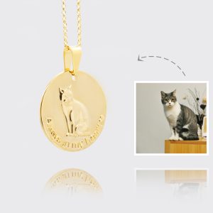 UnusualStandout #36 Personalized 3D Embossed Photo Necklace