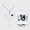 UnusualStandout #37 Personalized Heart-shaped Name Photo Necklace