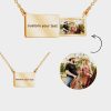 UnusualStandout #41 Personalized Envelope Necklace With Photo