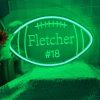 UnusualStandout #461 Custom Football Led Neon Name Sign