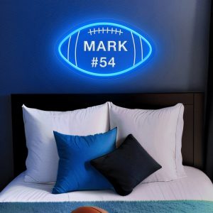 UnusualStandout #461 Custom Football Led Neon Name Sign