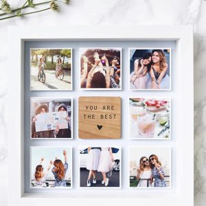 UnusualStandout #465 Personalized Picture Shadowbox Decor Personalized Birthday Gifts for Best Friend, Gift For Bff, Gift For Couple