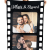 UnusualStandout #469 Custom Film Couple Photo Blanket