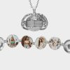 UnusualStandout #49 Custom Expanding Photo Locket, Multi Picture Locket Necklace