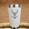 UnusualStandout #490 Personalized Engraved Deer Head Sign Tumbler