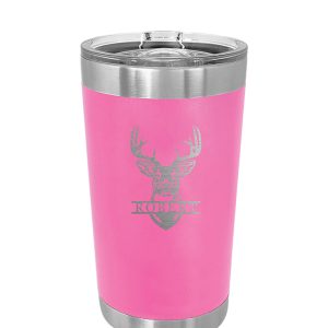 UnusualStandout #490 Personalized Engraved Deer Head Sign Tumbler