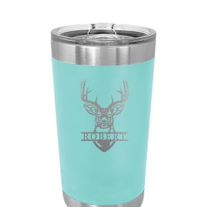 UnusualStandout #490 Personalized Engraved Deer Head Sign Tumbler