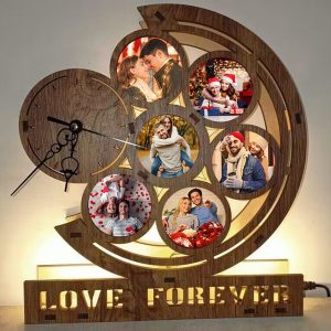 UnusualStandout #500 Personalized LED Photo Clock