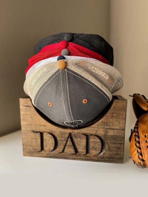 UnusualStandout #51 Personalized Wooden Baseball Cap Stand