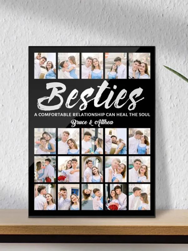 UnusualStandout #56 Personalized Picture Stand Best Friend Gifts