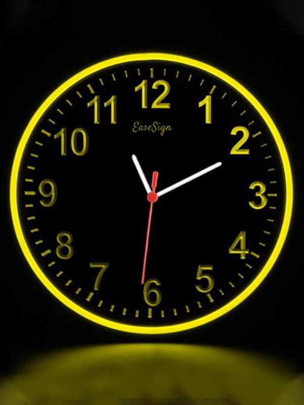 UnusualStandout #57 Personalized Neon Clock