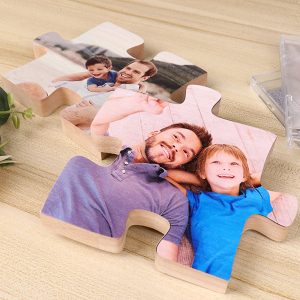 UnusualStandout #59 Personalized Jigsaw Photo Frame Decoration