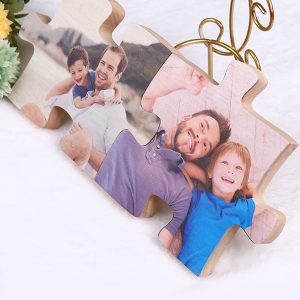 UnusualStandout #59 Personalized Jigsaw Photo Frame Decoration